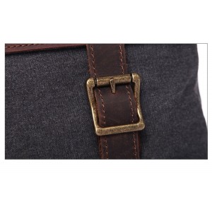 AT3 Sac de travail pour ordinateur portable. Sac à bandoulière. Canvas - en cuir . MESSENGER III VINTAGE™ 4 couleurs 