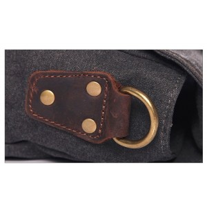 AT3 Sac de travail pour ordinateur portable. Sac à bandoulière. Canvas - en cuir . MESSENGER III VINTAGE™ 4 couleurs 